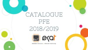 Le catalogue de PFE 2018/2019 est enfin en ligne!